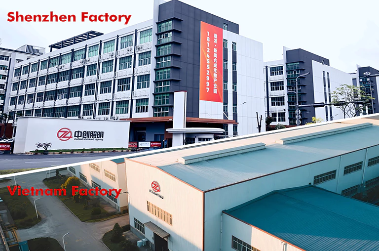 ZC Lighting-shenzhen factory & Vietnam factory-768