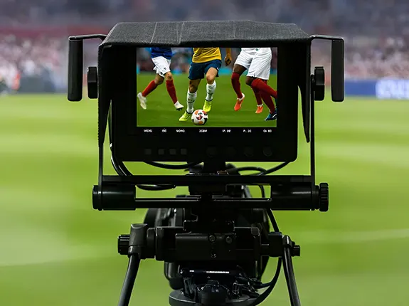 LED stadium lighting vertical illuminance for HD sports broadcast