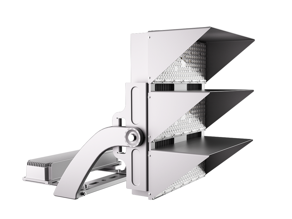 FL16 LED sports floodlight with PC lens and visor