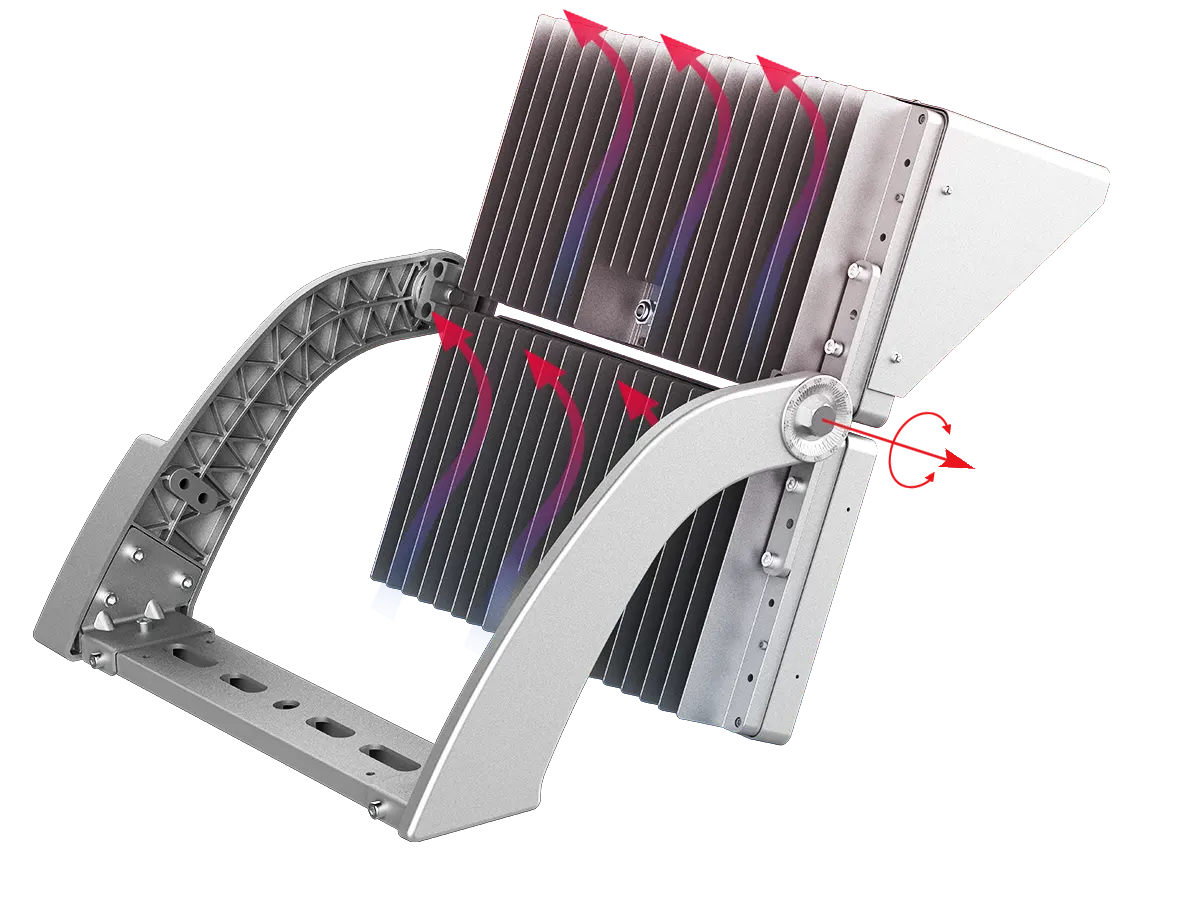 FL18 vertical fin heat sink