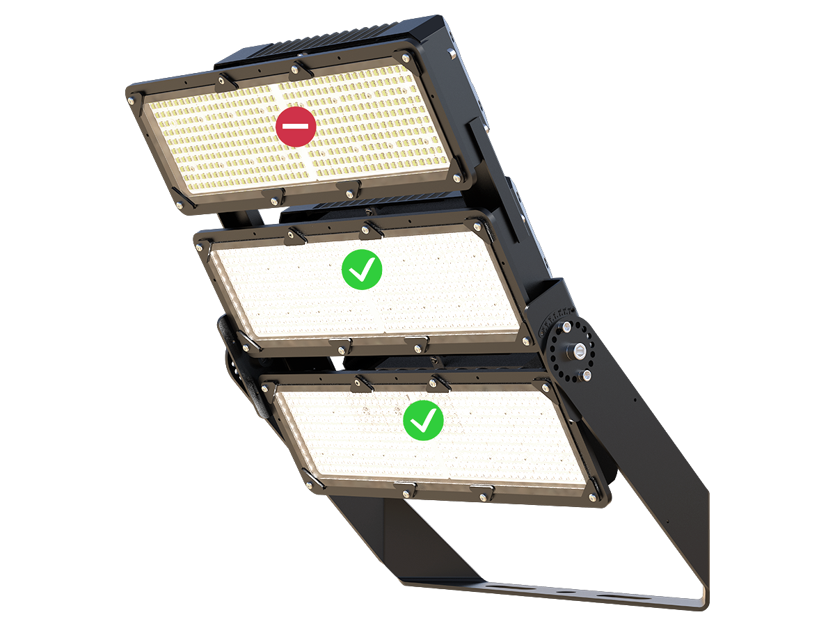FL08 3-module configuration showing independent module operation with fault isolation