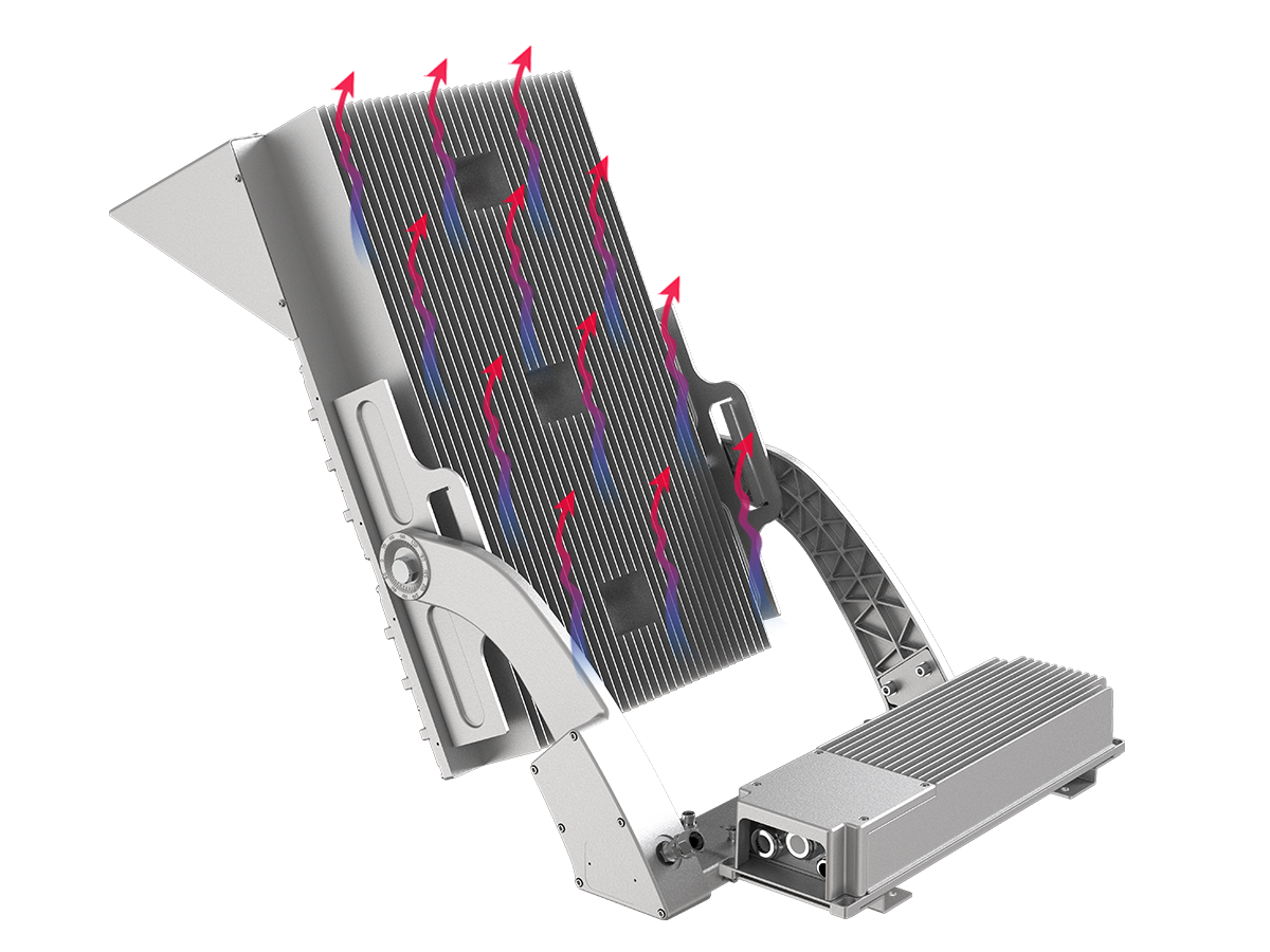 FL19 5° tilted light surface detail