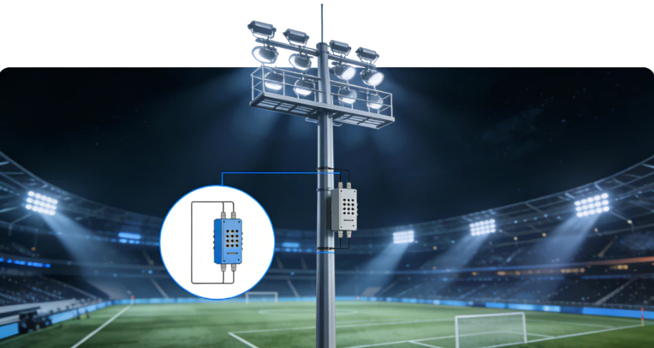 Surge Protection for Stadium & High Mast Lighting