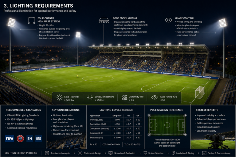Sports Lighting Retrofit Guide: How to Evaluate a Sports Lighting Retrofit Project Before Replacing Floodlights