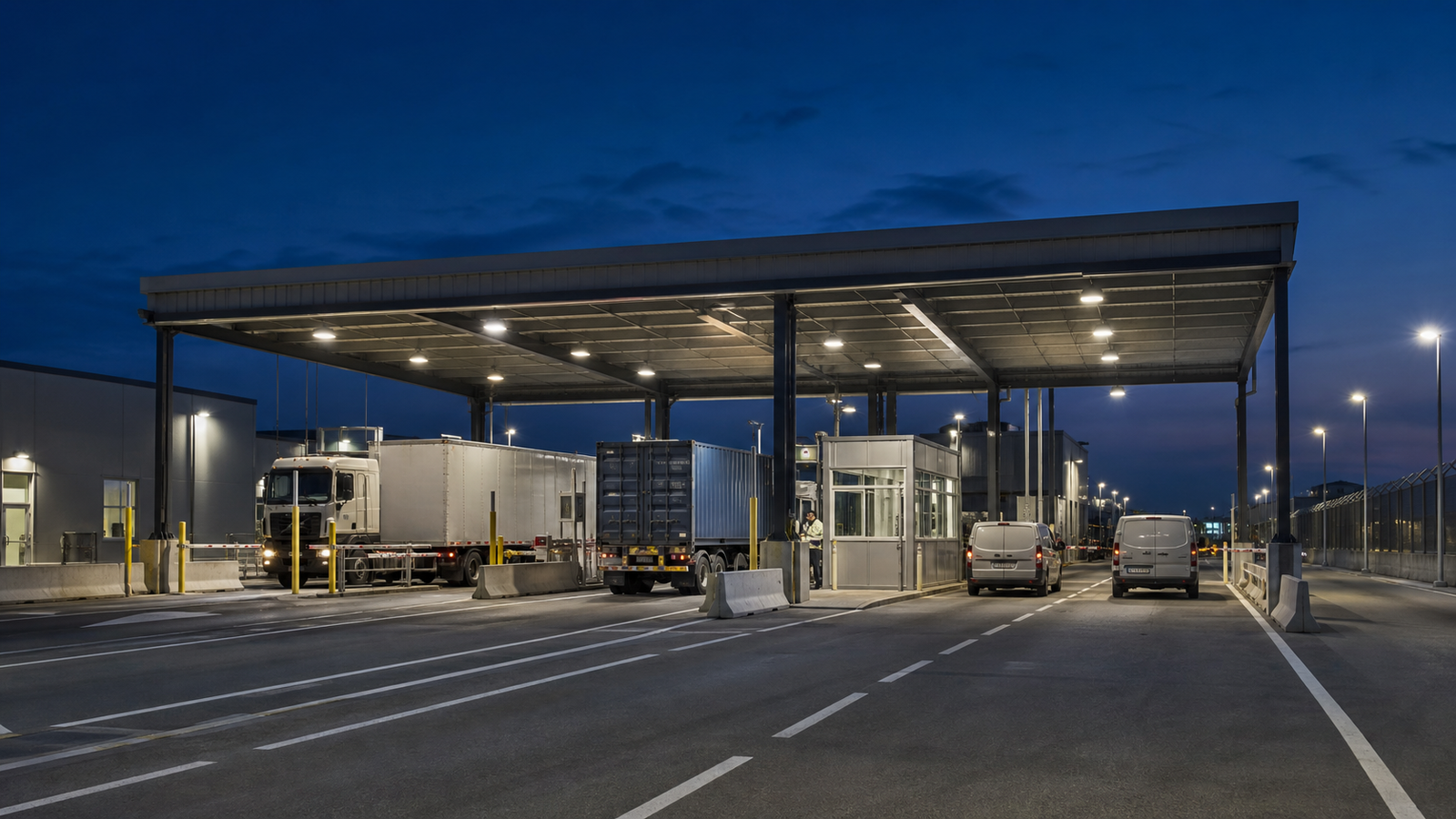 Customs Inspection Zone Lighting