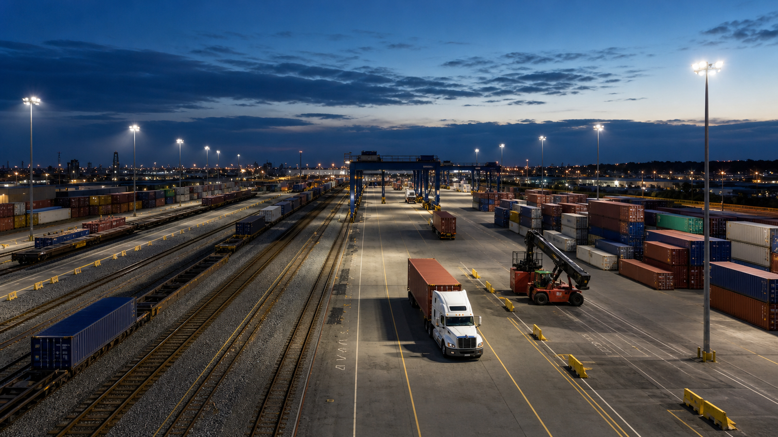 Intermodal Yard Lighting