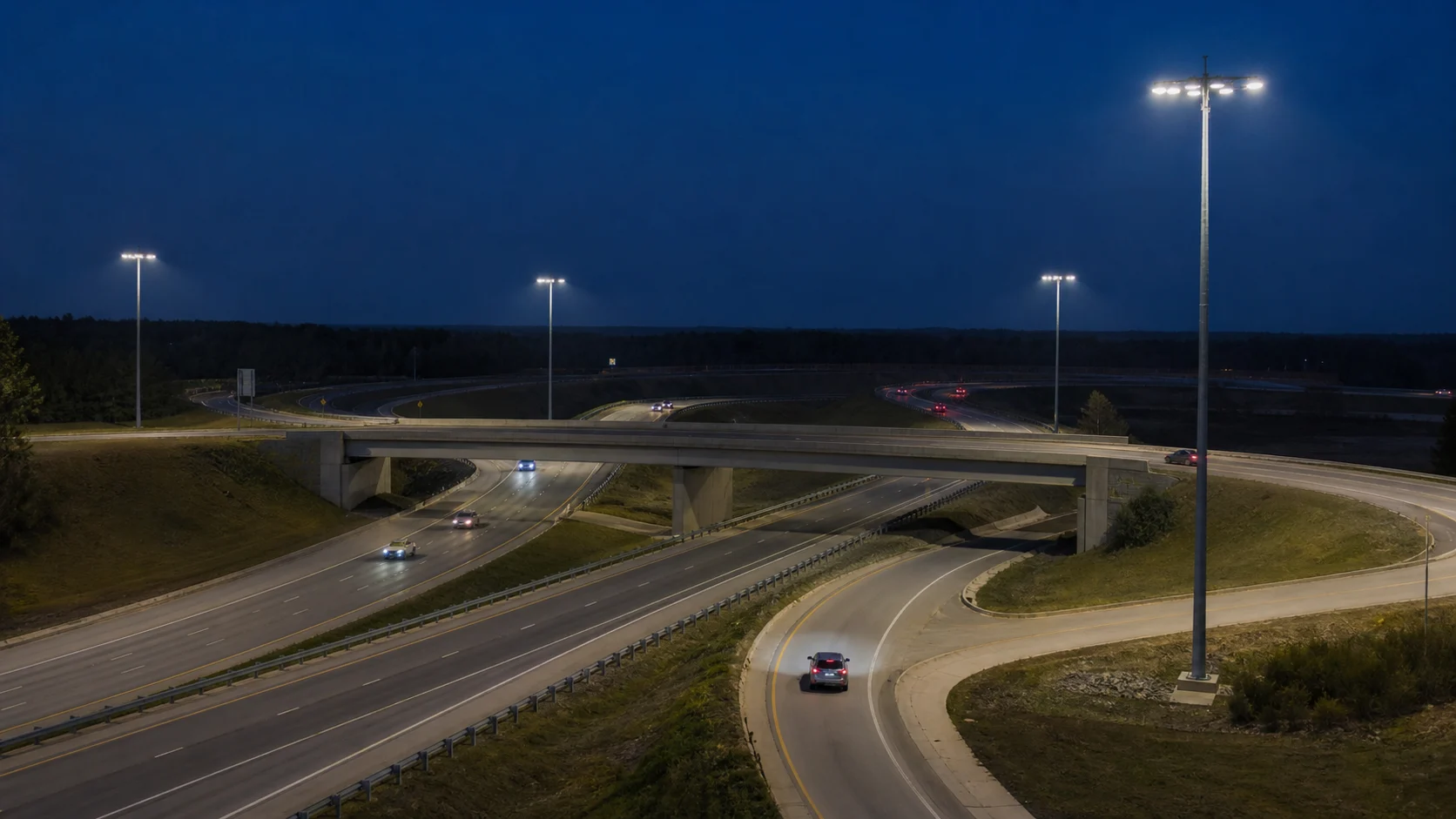Highway Interchange Lighting