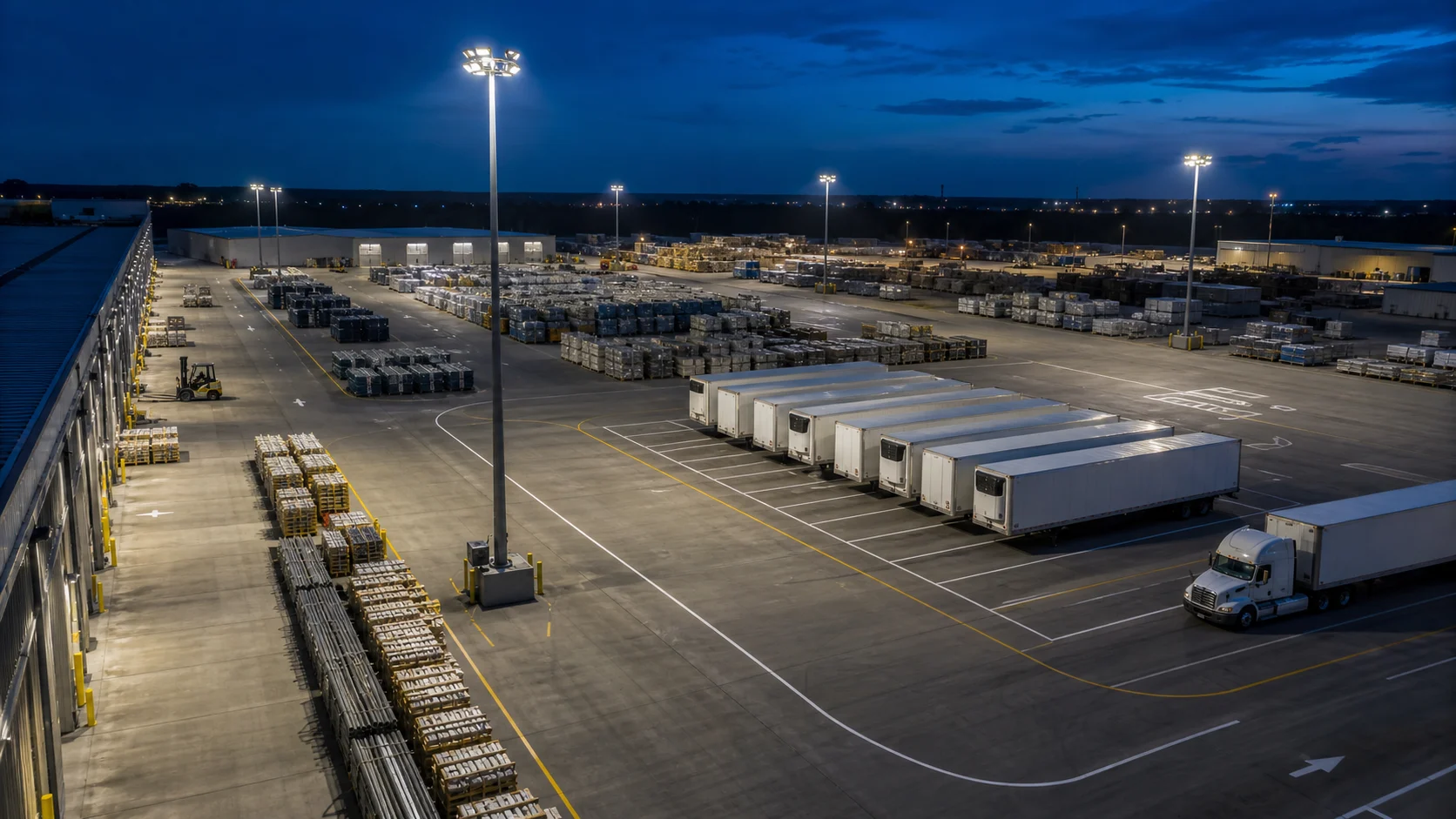 Logistics & Storage Yard Lighting