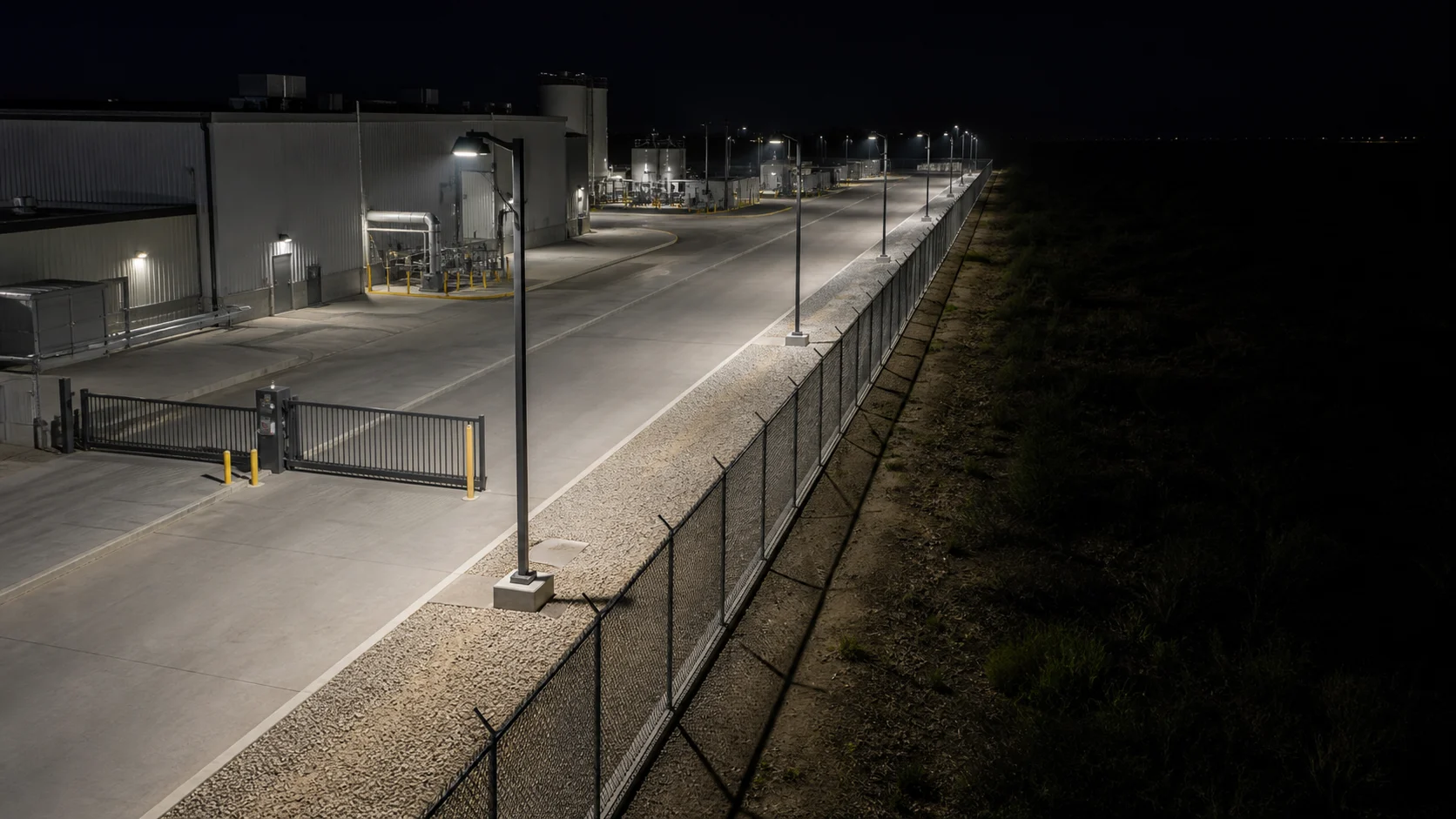 Plant Perimeter Lighting