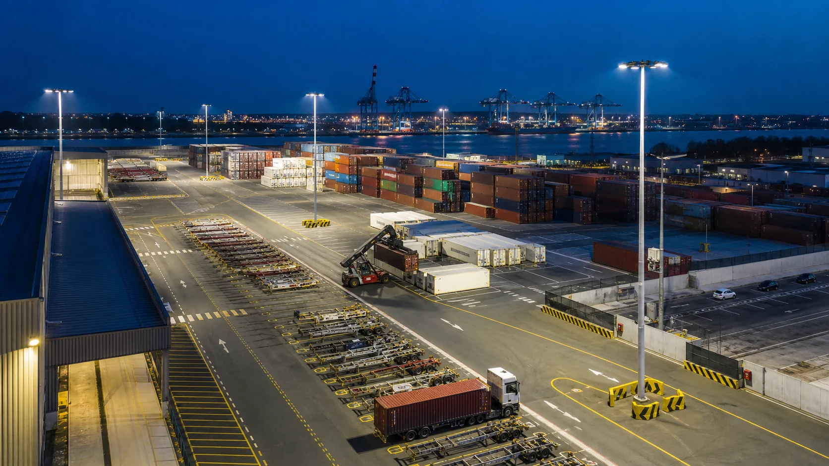 Port Overflow Yard Lighting