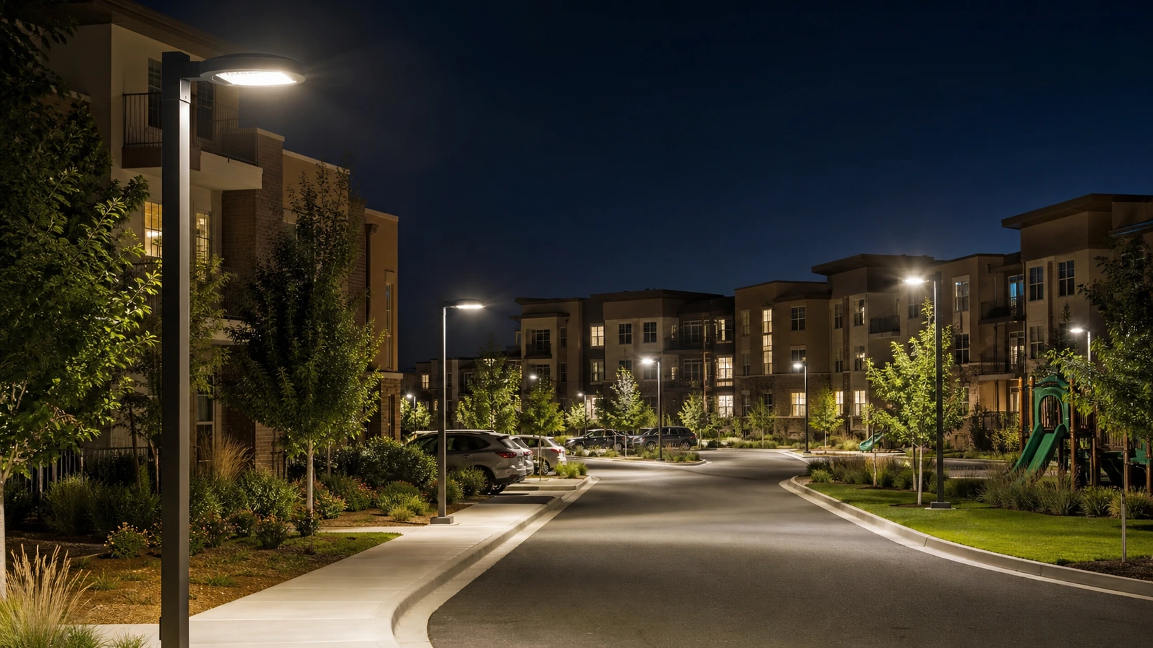 Residential & Community Area Lighting real-site reference
