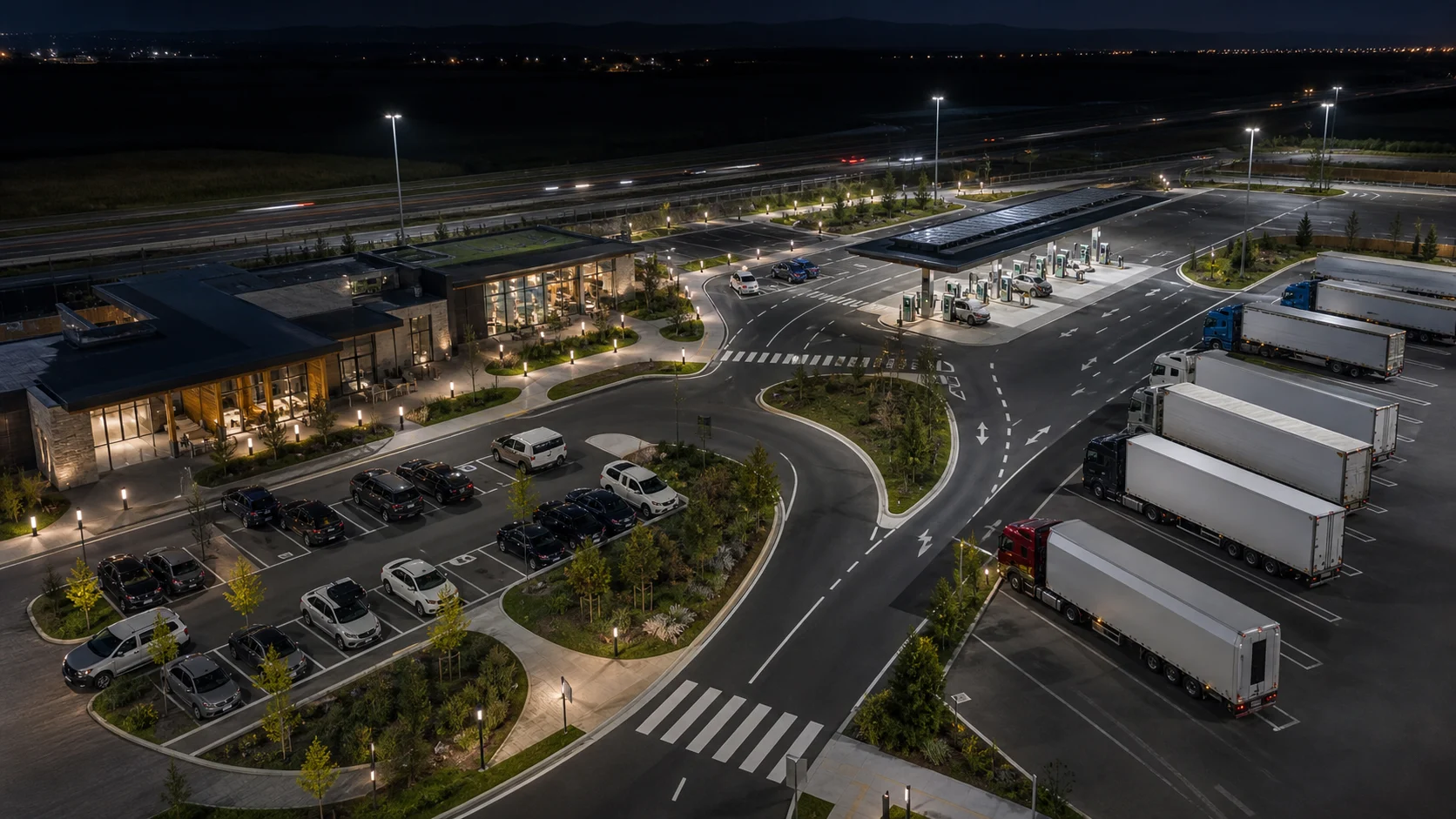 Service-Area Lighting
