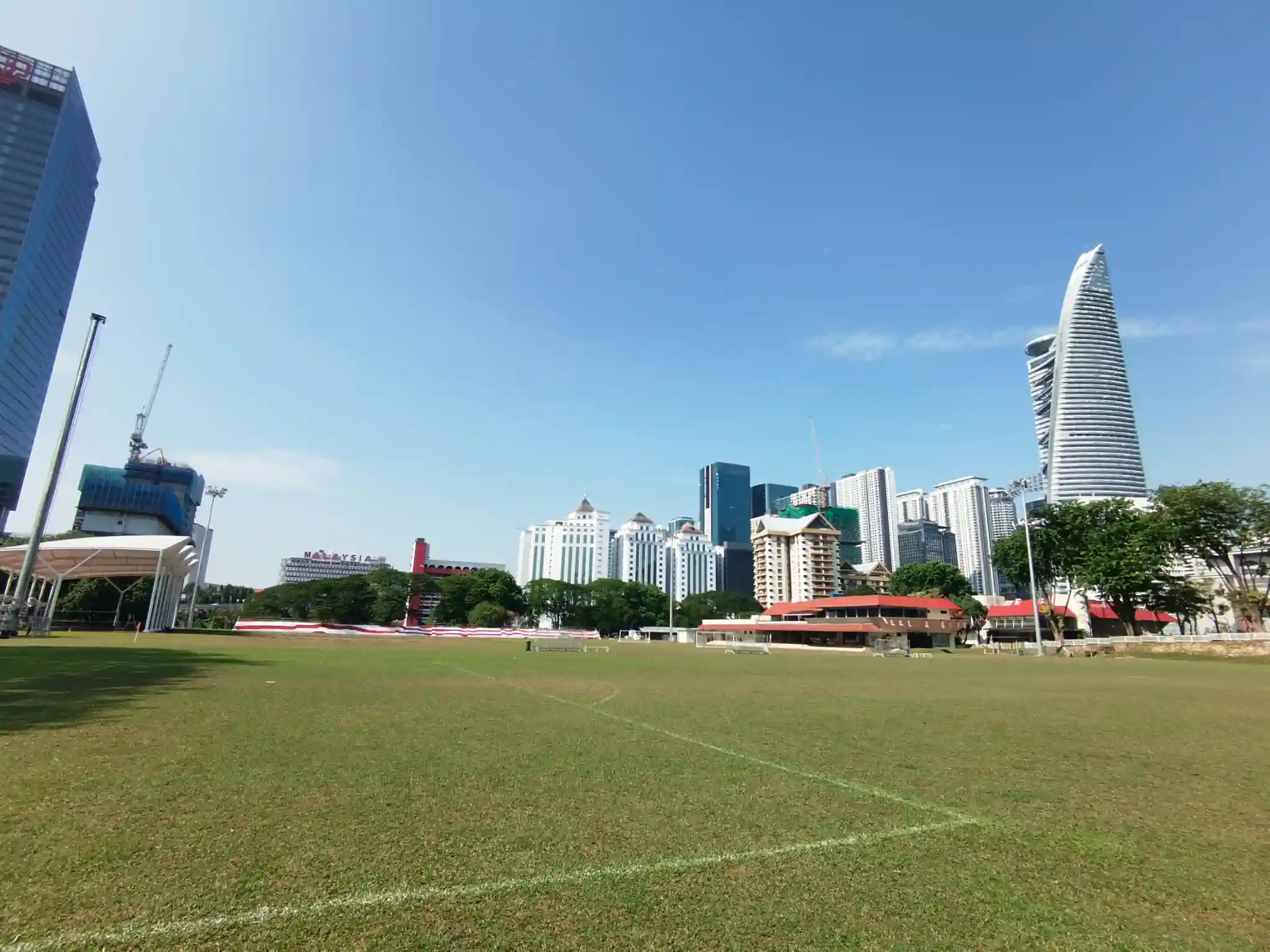 Overall view of the sports lighting project in Malaysia, Malaysia