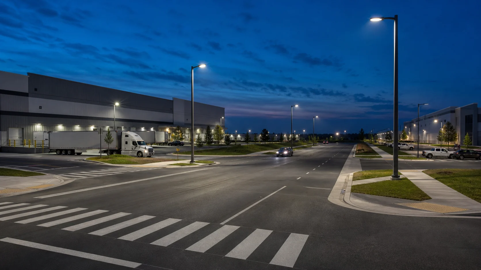 Industrial Park Road Lighting