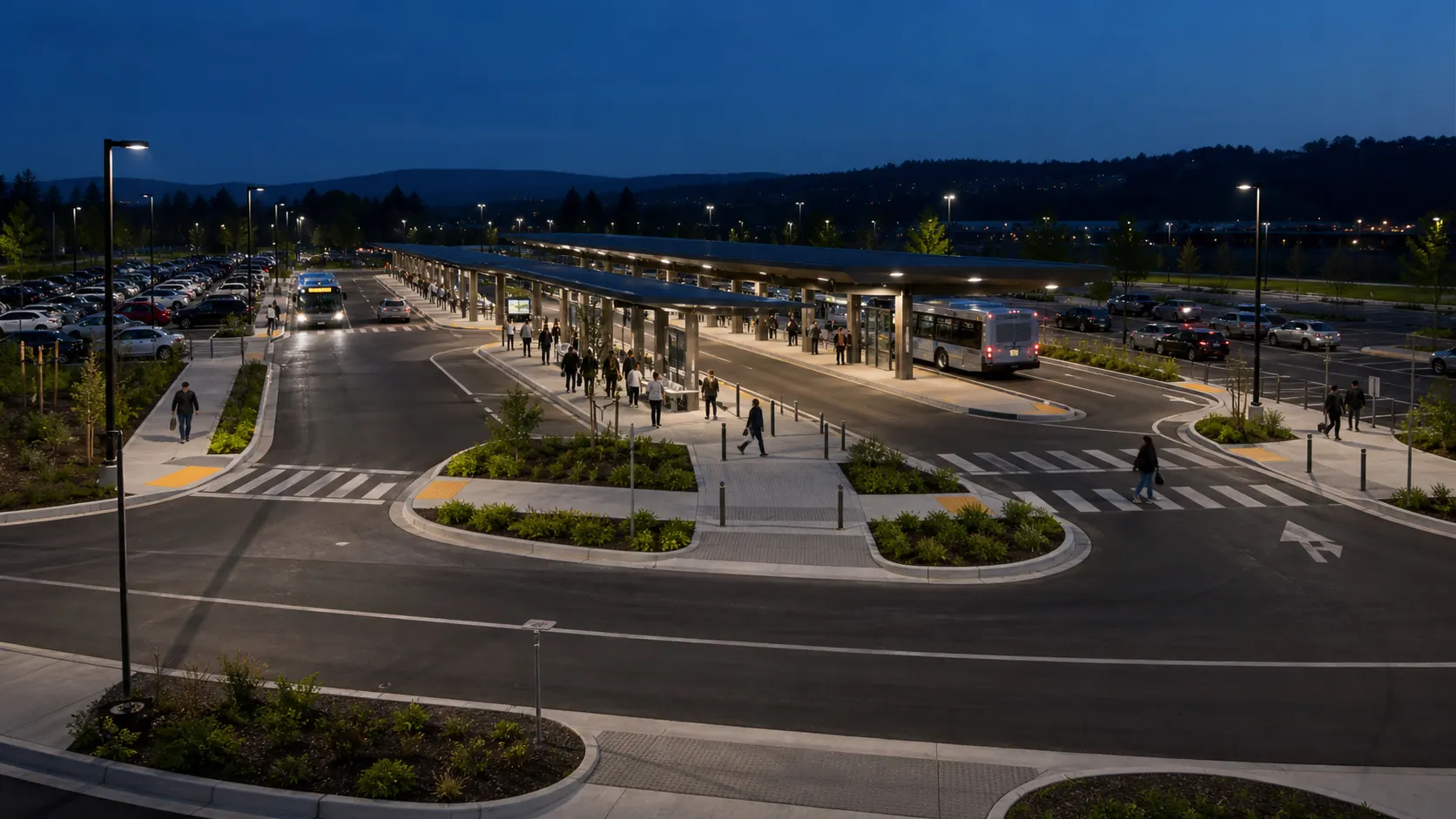 Bus Terminal Lighting