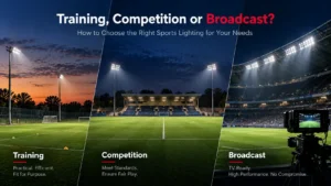 Raining, Competition or Broadcast Lighting Which Level Does Your Venue Need