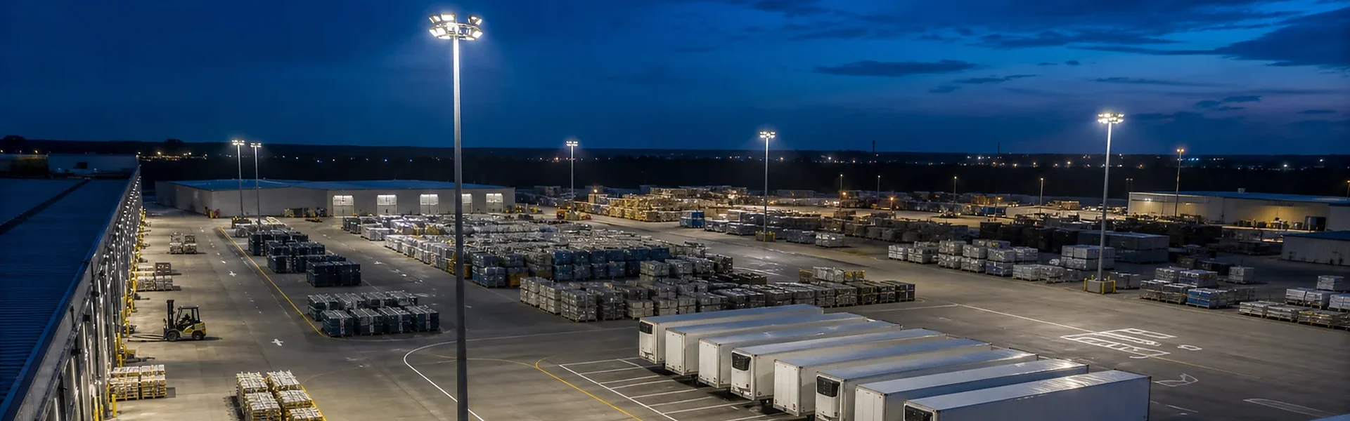 Logistics & Storage Yard Lighting real-site reference