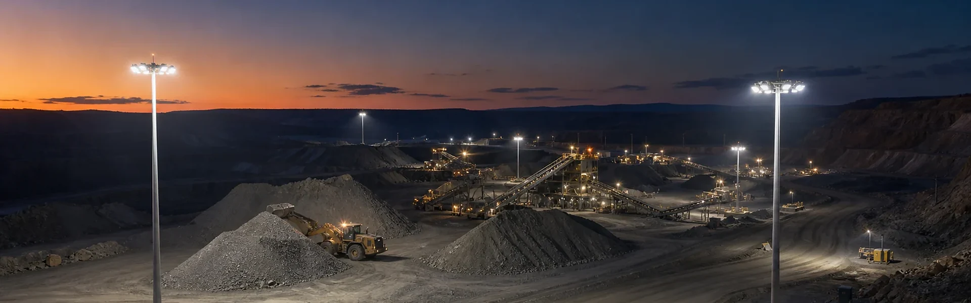 Mining & Stockyard Lighting real-site reference