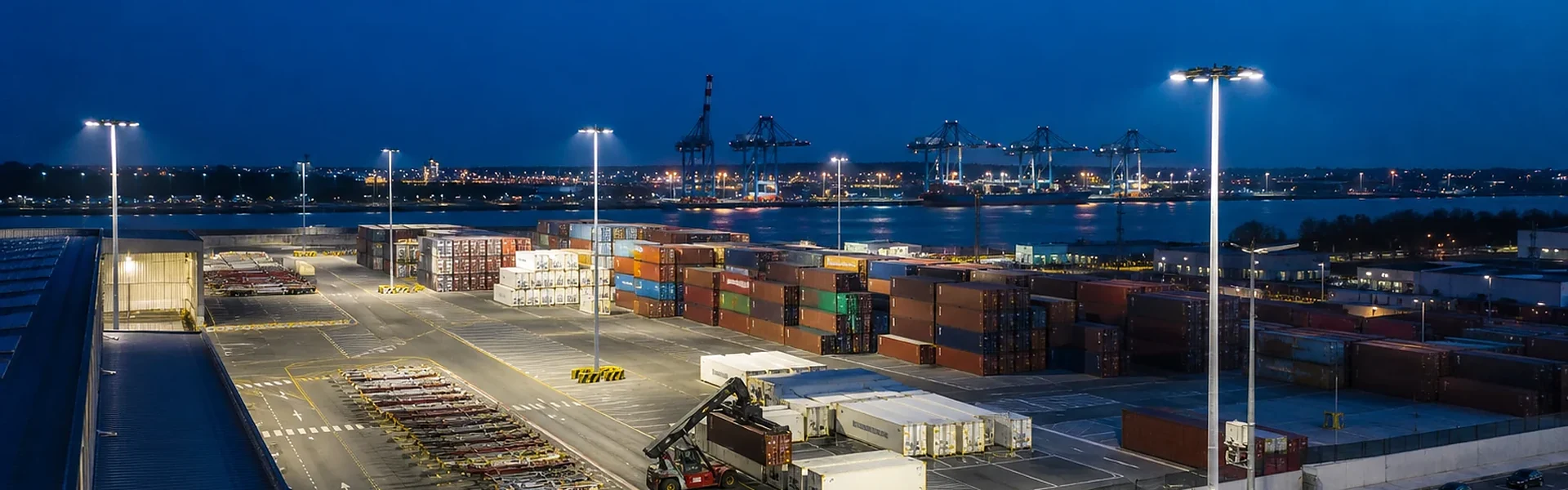Port Overflow Yard Lighting real-site reference